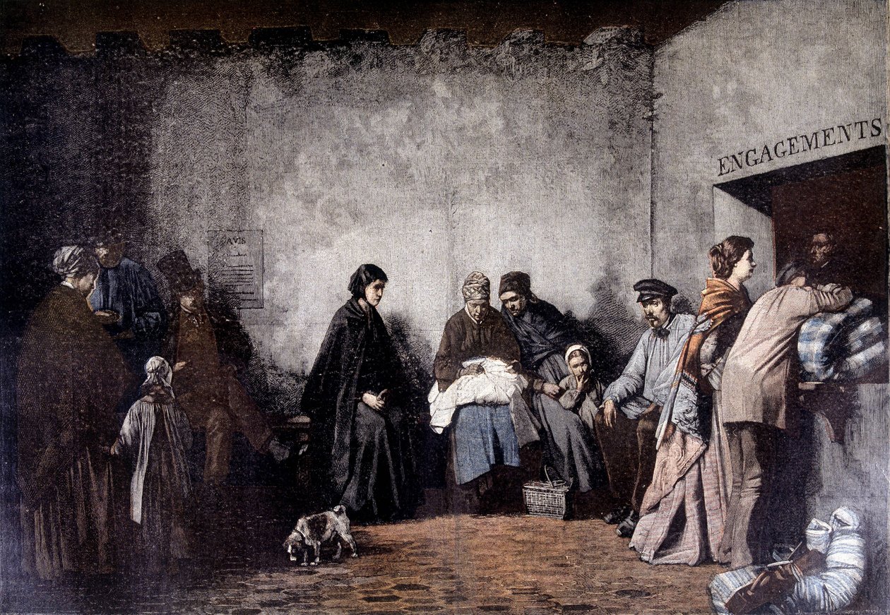 Góra Pobożności - z obrazu Heilbutha - w „Le Petite Journal” Grudzień 1895 autorstwa Ferdinand (after) Heilbuth