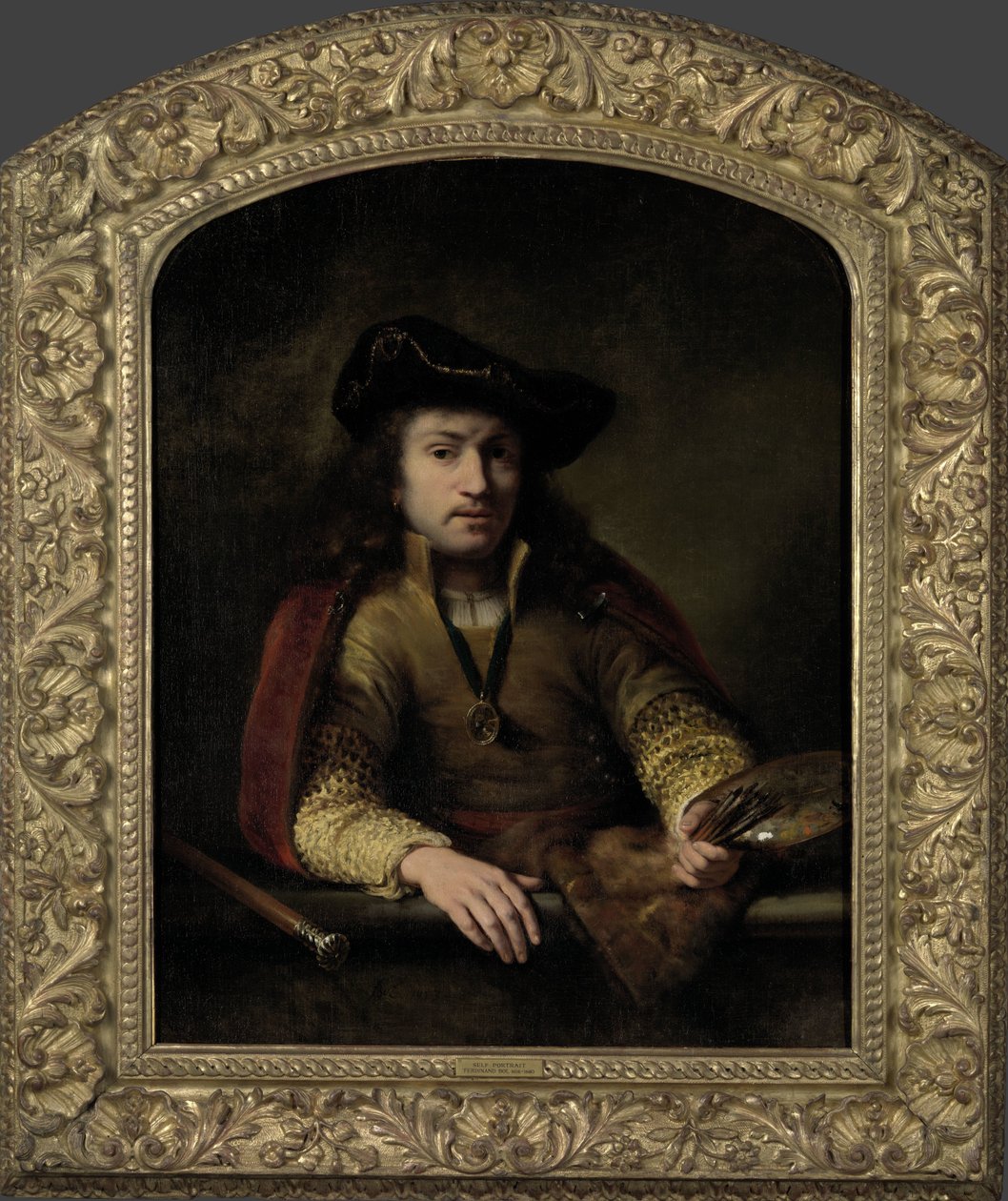 Autoportret autorstwa Ferdinand Bol (signed by artist)