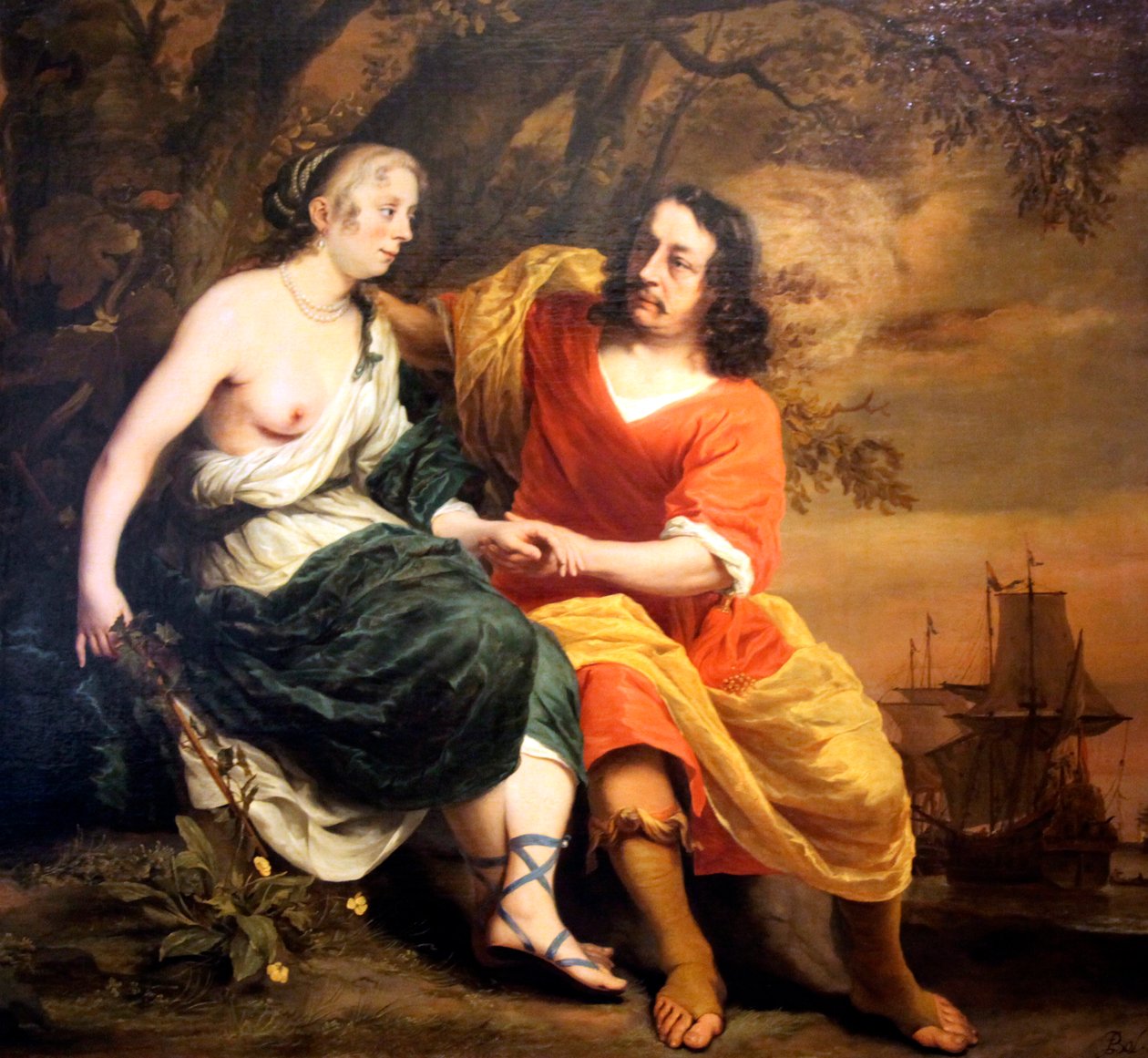 „Bachus i Ariadna”, 1664 autorstwa Ferdinand Bol