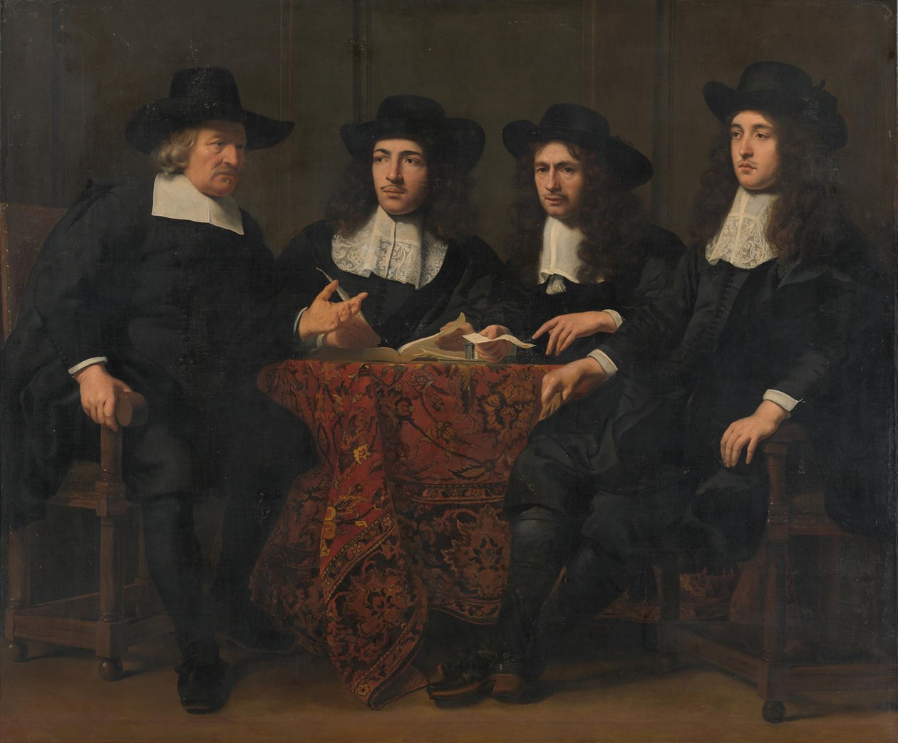 Regenci leprozorium autorstwa Ferdinand Bol