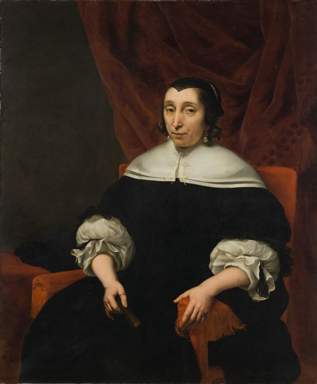 Elisabeth van der Voorde (1611-1677) autorstwa Ferdinand Bol