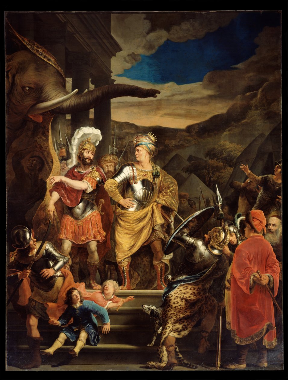 Fabritius und Pyrrhus autorstwa Ferdinand Bol