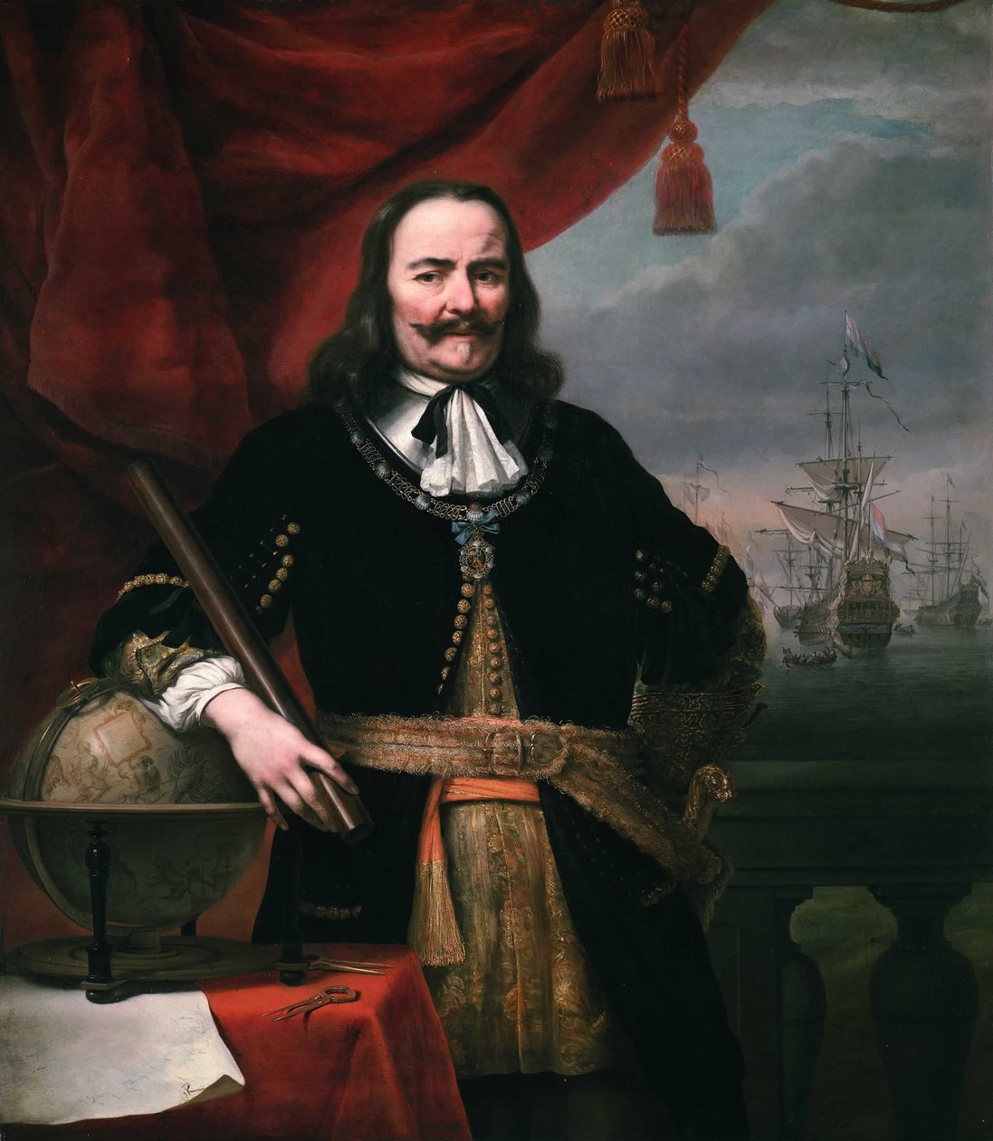 Porucznik-admirał Michiel de Ruyter (1607-1676) autorstwa Ferdinand Bol