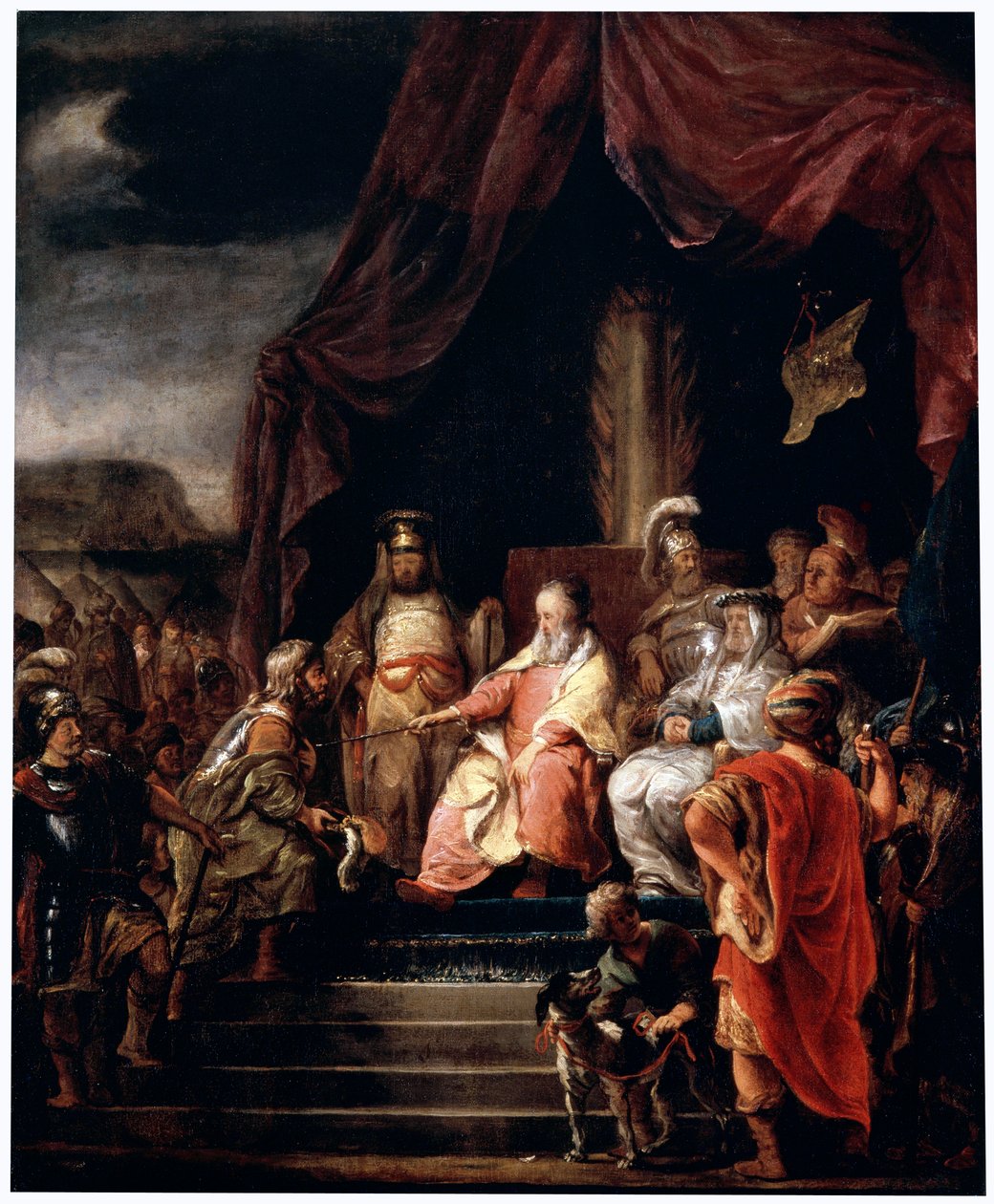 Mojżesz i Jetro, c1655-c1656 autorstwa Ferdinand Bol