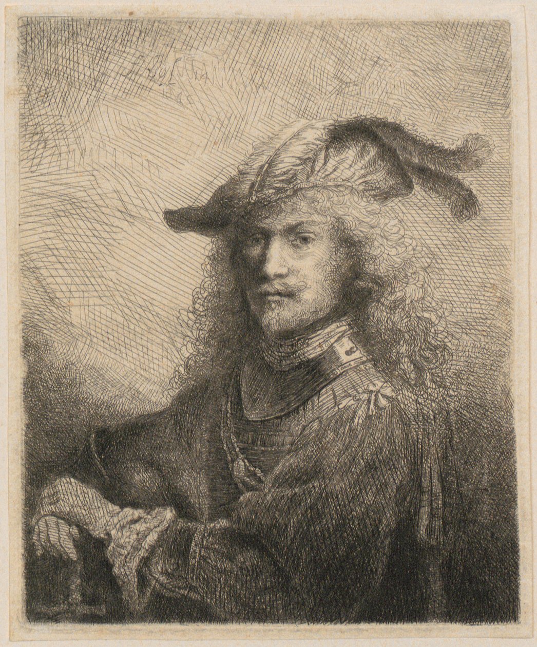 Portret oficera (być może autoportret artysty?) autorstwa Ferdinand Bol