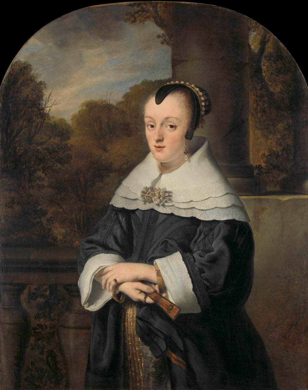 Portret Marii Rey Maria Rey (1630/31-1703). Żona Roelofa Meulenaera autorstwa Ferdinand Bol