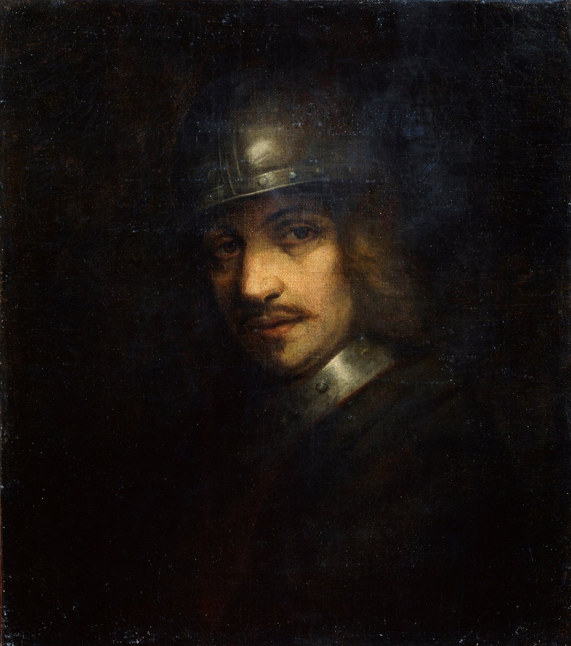 Portret mężczyzny w hełmie, XVII w. autorstwa Ferdinand Bol