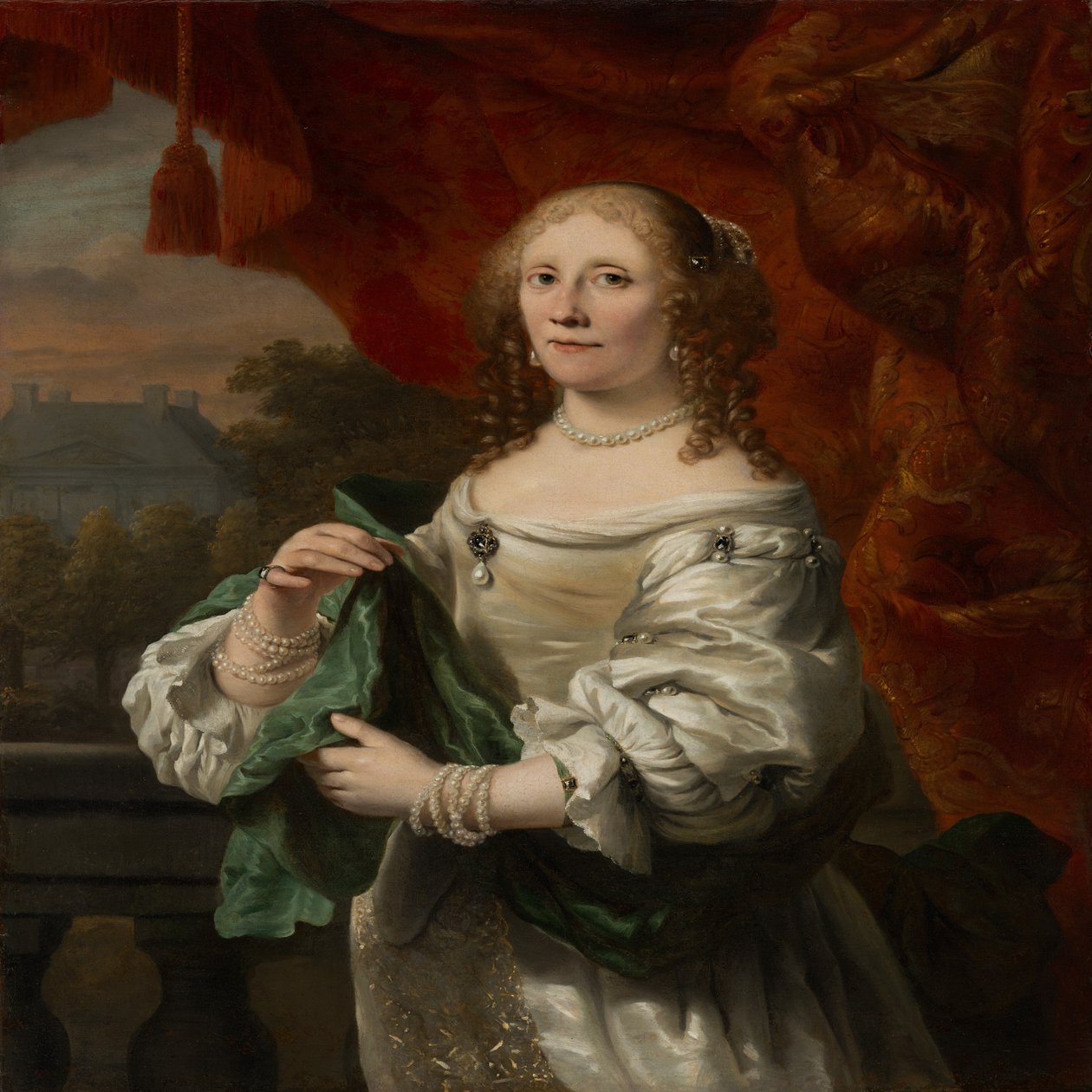 Portret kobiety autorstwa Ferdinand Bol