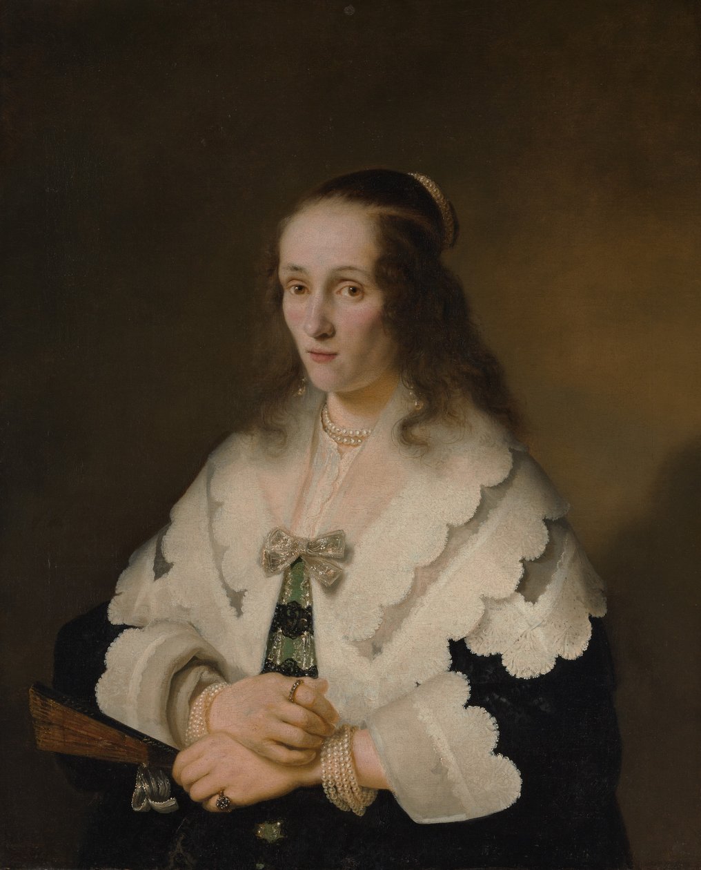 Portret kobiety autorstwa Ferdinand Bol