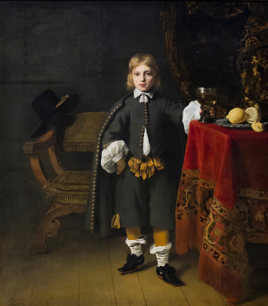 Portret chłopca w wieku 8 lat autorstwa Ferdinand Bol