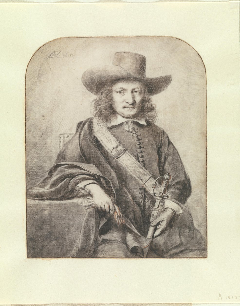 Portret oficera z Goudy autorstwa Ferdinand Bol