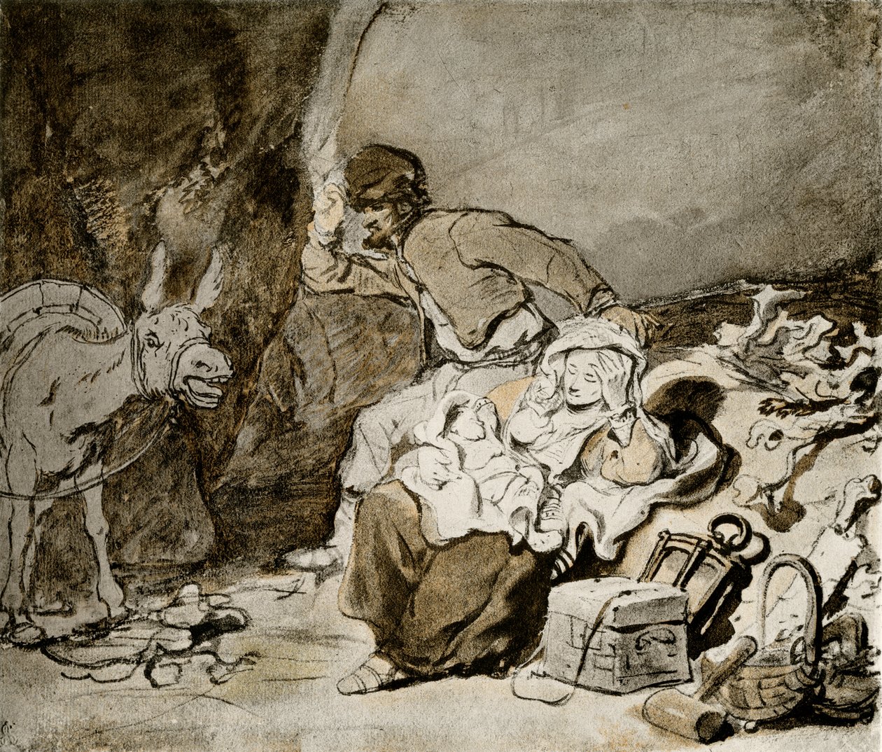 Odpocznij w locie do Egiptu autorstwa Ferdinand Bol