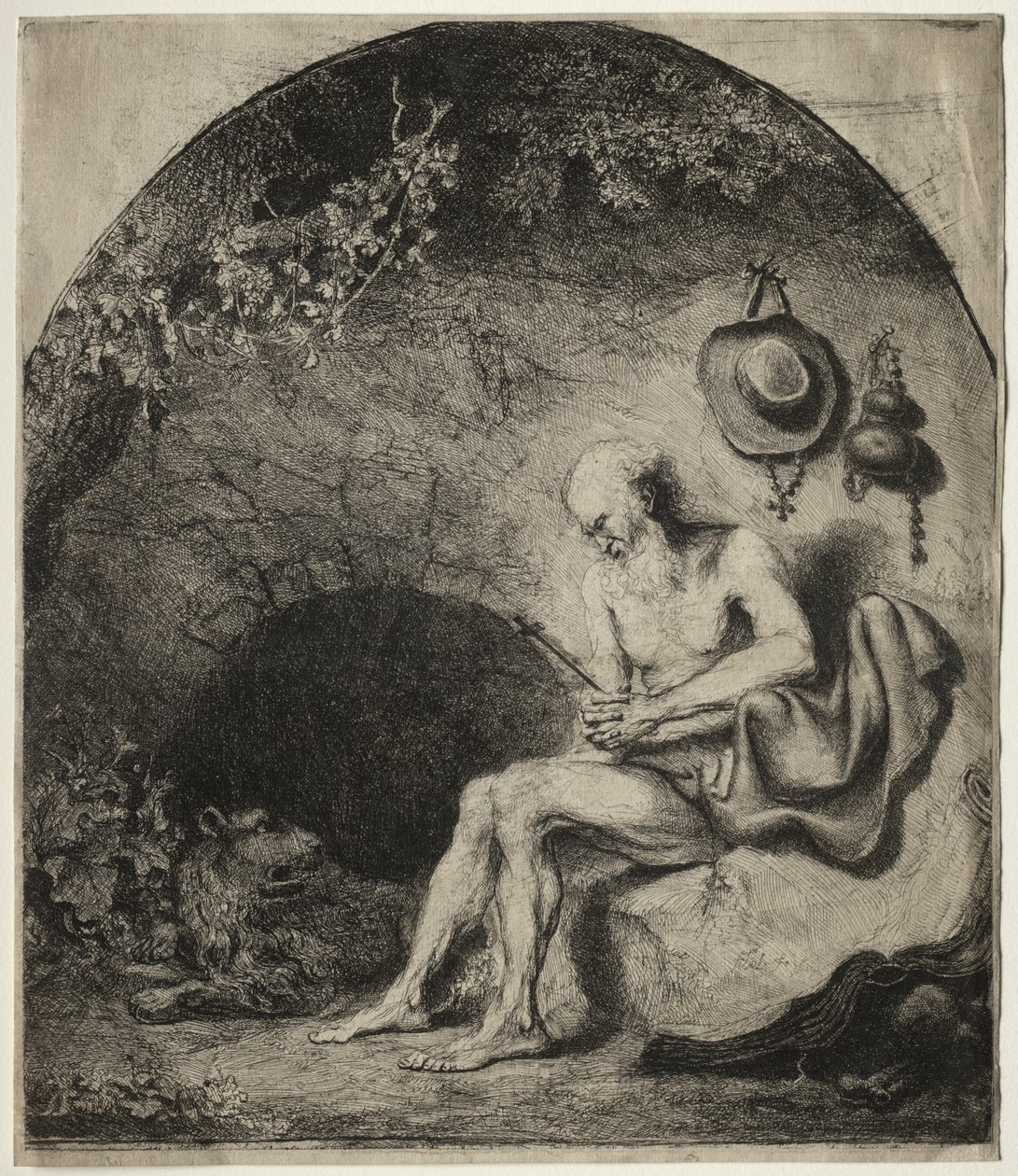 Św. Hieronim w pokucie autorstwa Ferdinand Bol