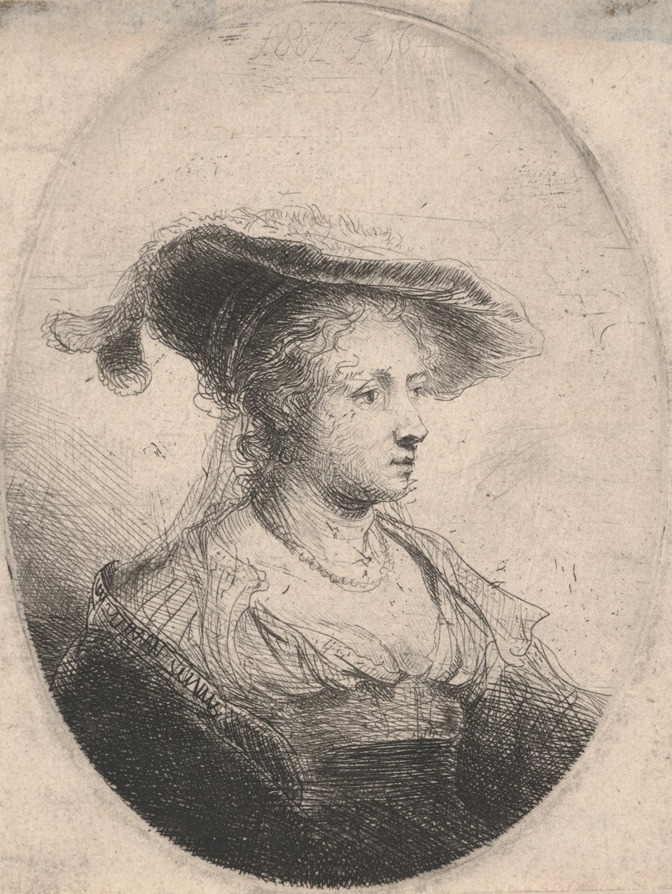 Овалполи дахь эмэгтэй autorstwa Ferdinand Bol