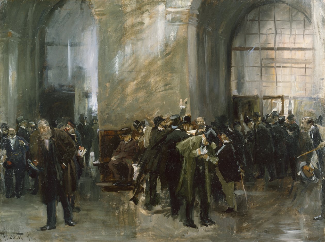 Na giełdzie autorstwa Ferdinand Brutt