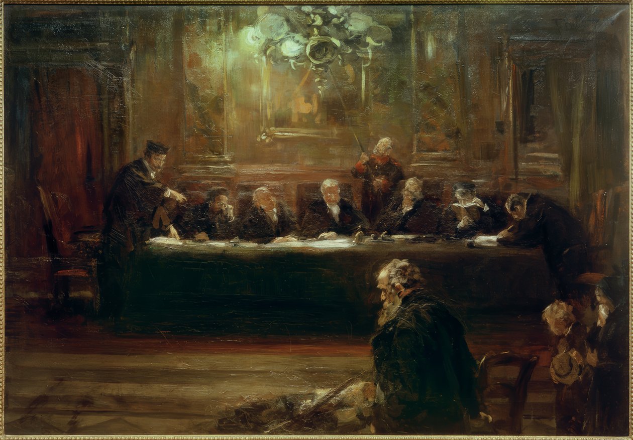 Przed sędziami autorstwa Ferdinand Brutt