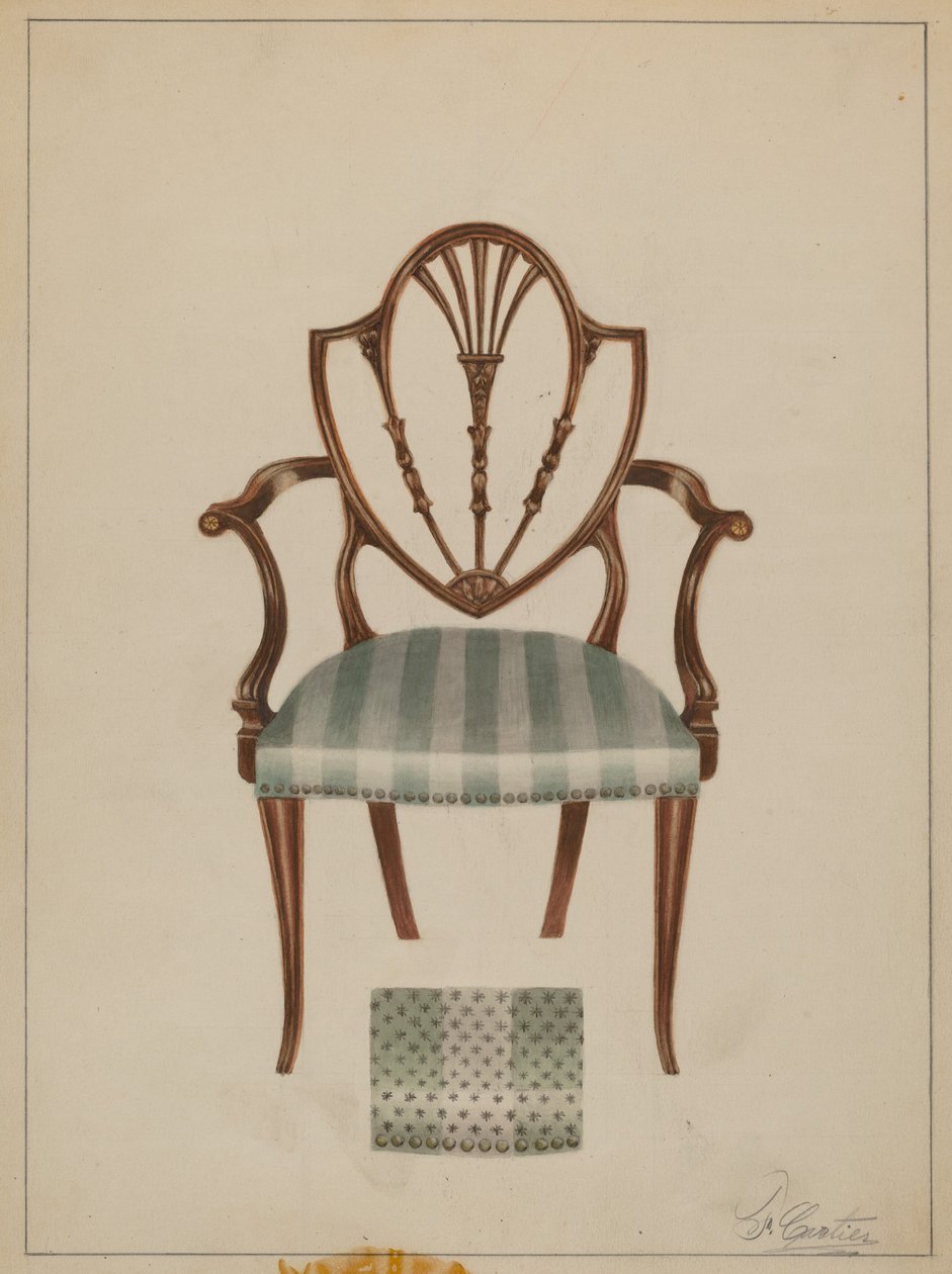 Fotel autorstwa Ferdinand Cartier