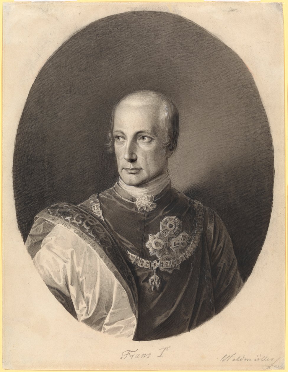 Franciszek I (1768-1835, w latach 1792-1806 cesarz rzymsko-niemiecki Franciszek II, od 1804 cesarz Austrii Franciszek I) autorstwa Ferdinand Georg Waldmüller