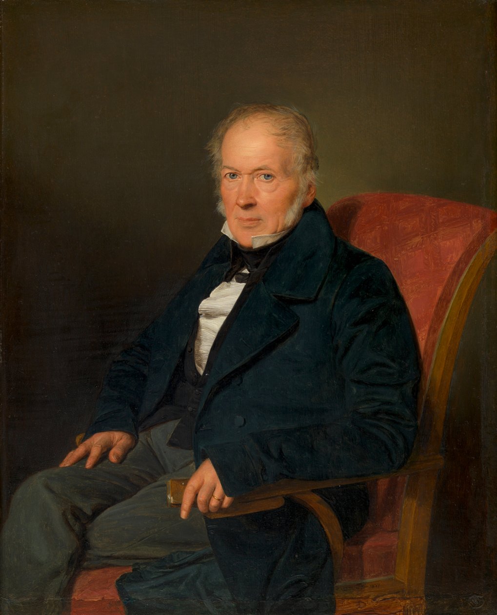 Johann Jakob Schwartz von Mohrenstern (dyrektor fabryki i rentier) autorstwa Ferdinand Georg Waldmüller