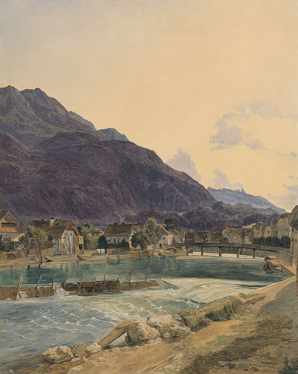 Bad Ischl, 1836 autorstwa Ferdinand Georg Waldmuller