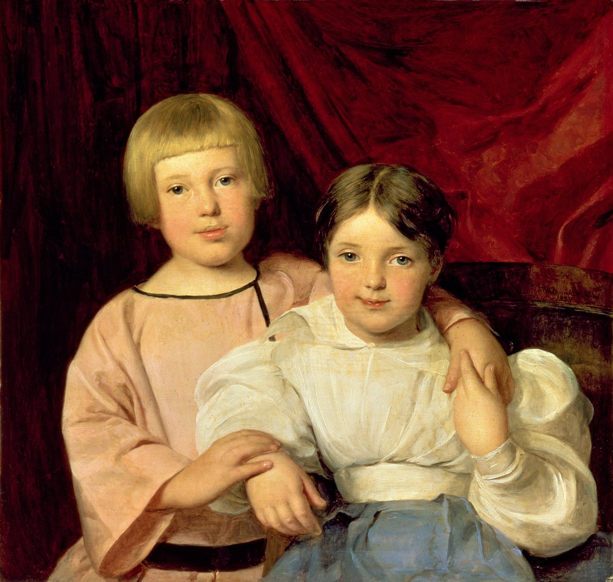 Dzieci autorstwa Ferdinand Georg Waldmuller