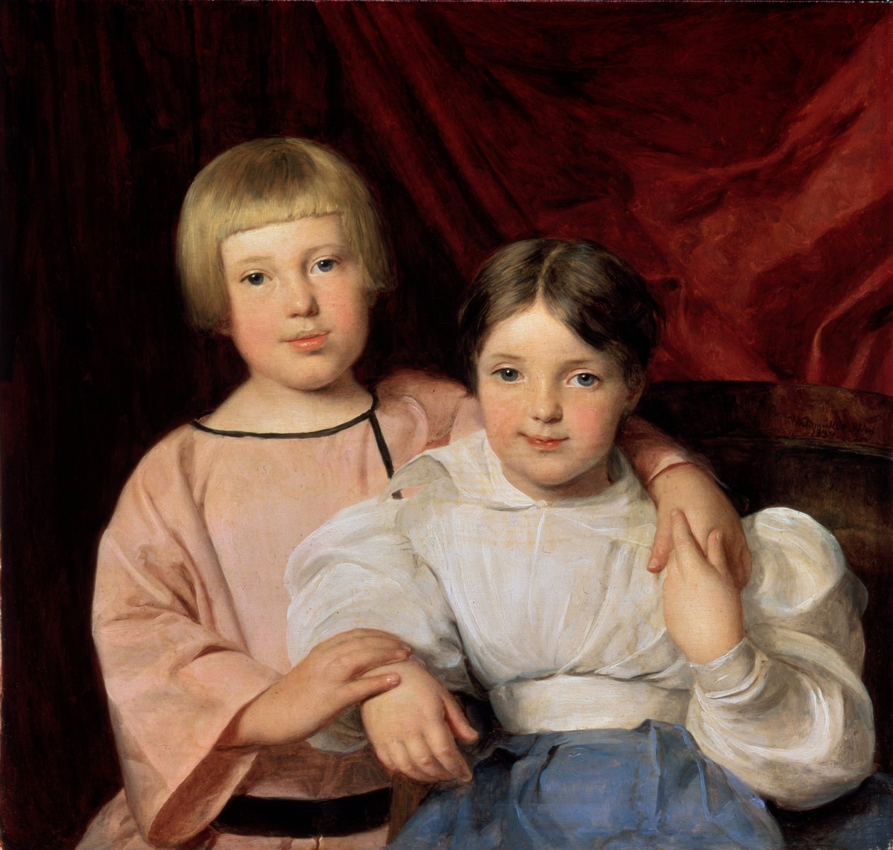 Dzieci, 1834. Ferdynand Georg 1793-1865 autorstwa Ferdinand Georg Waldmuller