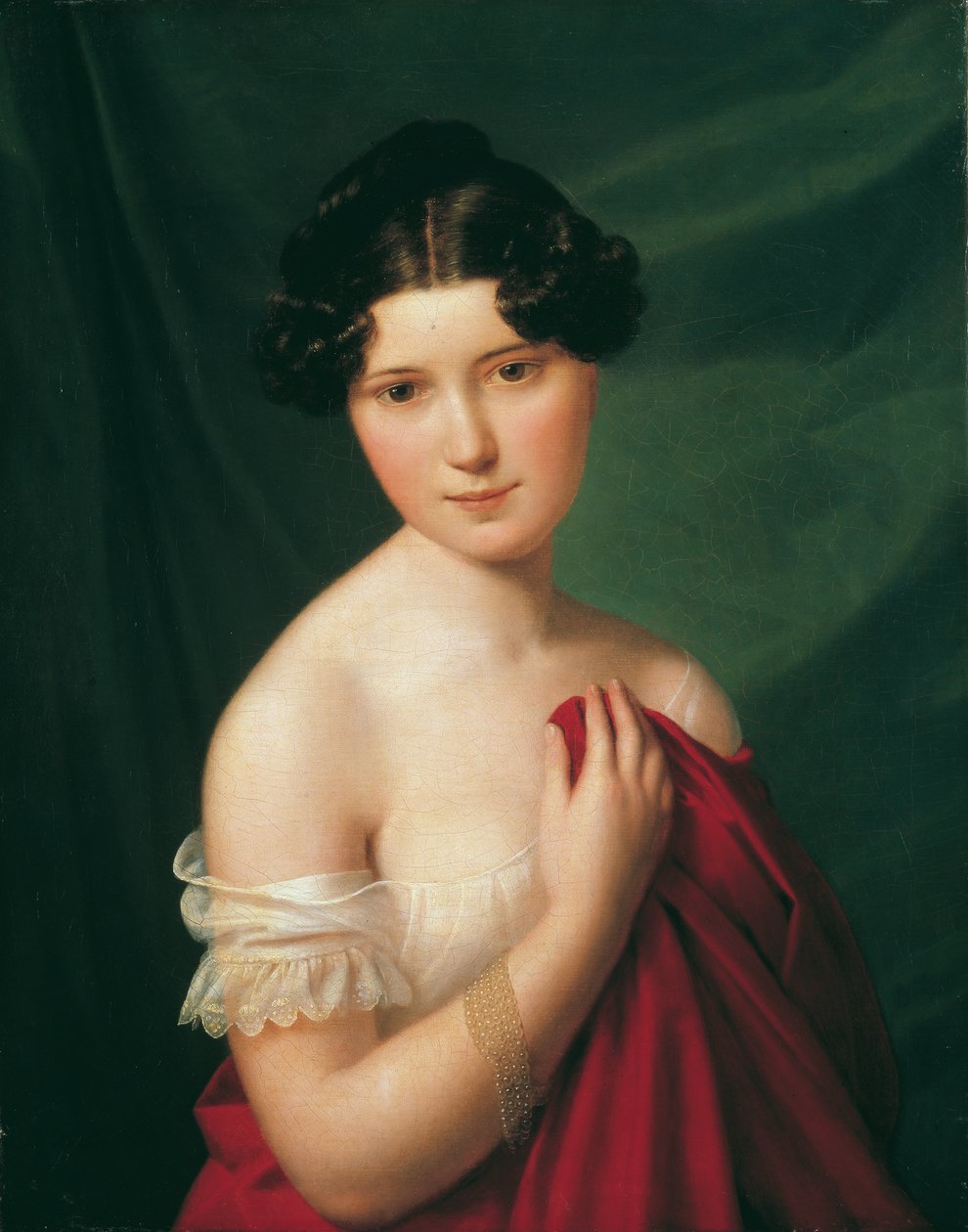 Aktorka dworska Sophie Müller autorstwa Ferdinand Georg Waldmuller