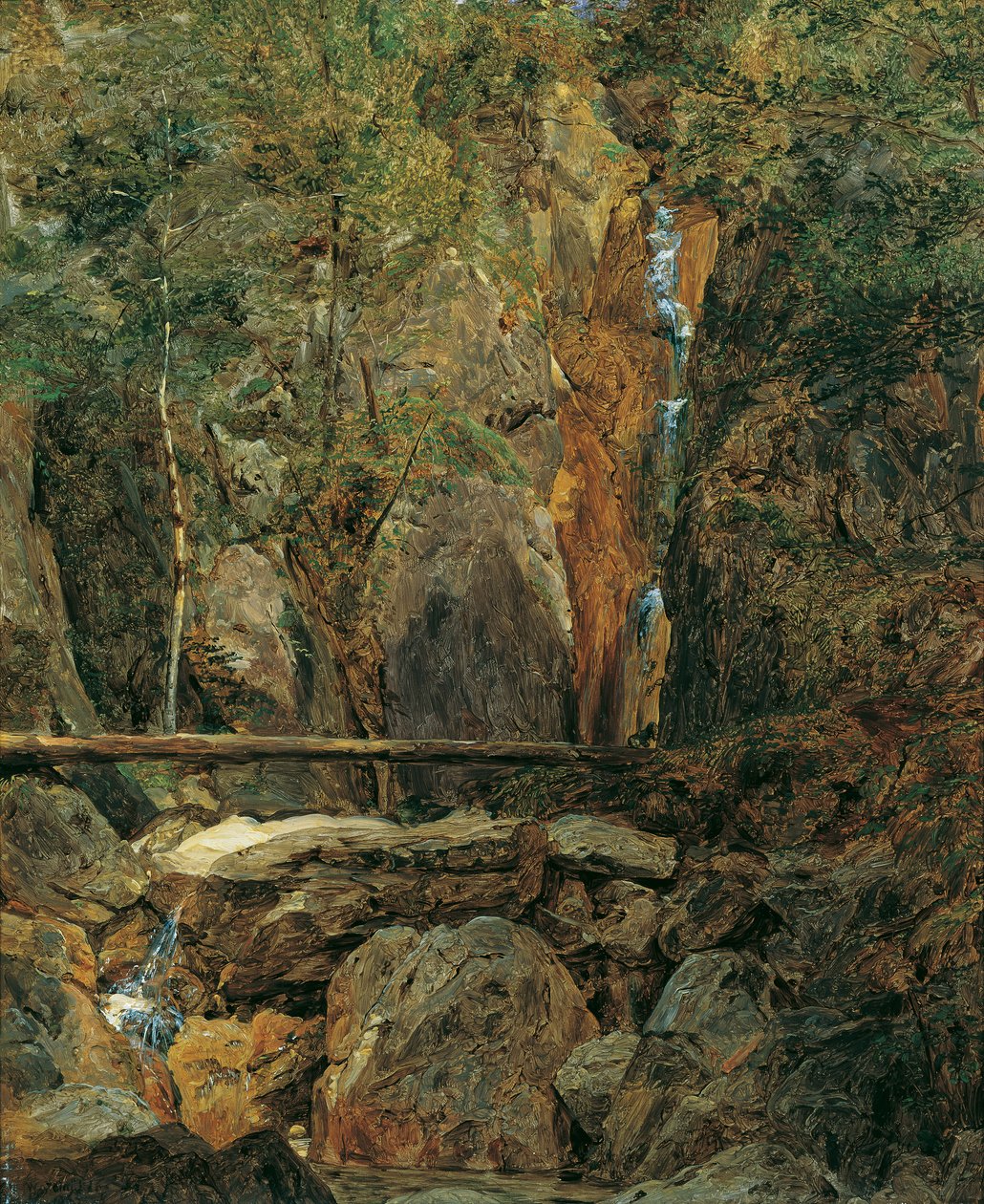 Puszcza Rettenbach w pobliżu Ischl autorstwa Ferdinand Georg Waldmuller