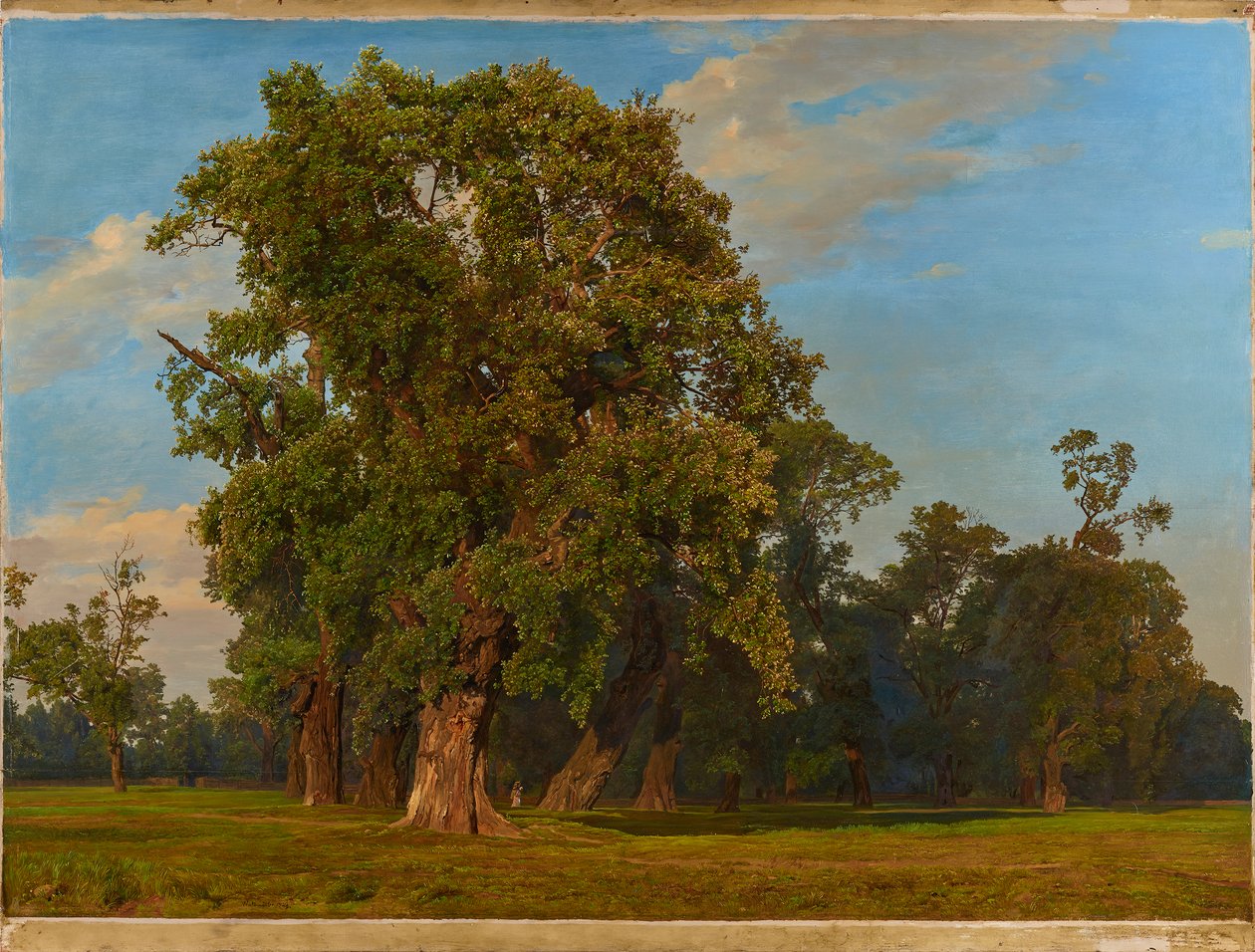 Duży krajobraz Prateru autorstwa Ferdinand Georg Waldmuller
