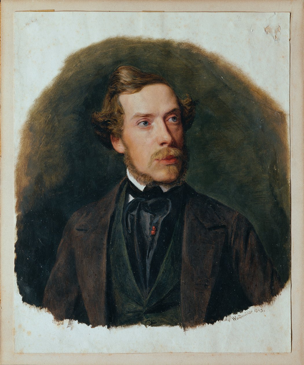 Gustav Barth, chórmistrz Wiedeńskiego Chóru Męskiego autorstwa Ferdinand Georg Waldmuller