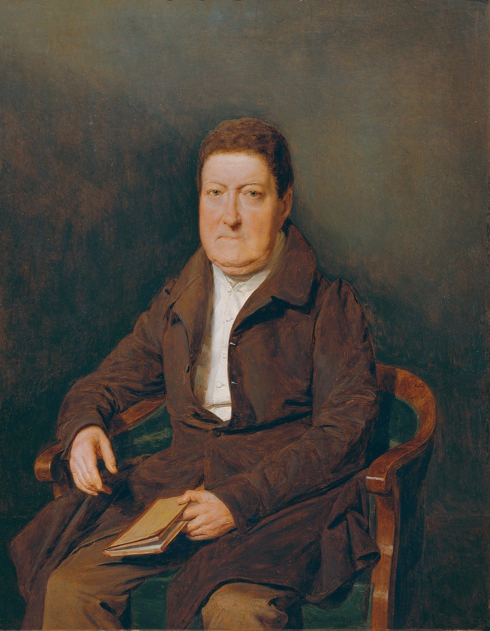 Herr Wohlleben, brat burmistrza Wiednia, Stephana Edlera von Wohlleben autorstwa Ferdinand Georg Waldmuller