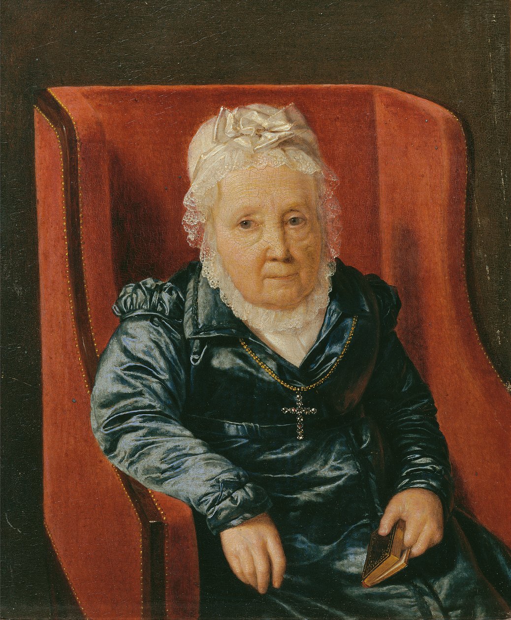 Rosina Wieser w fotelu autorstwa Ferdinand Georg Waldmuller