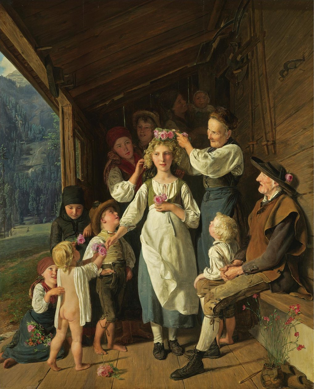 Druhna autorstwa Ferdinand Georg Waldmuller
