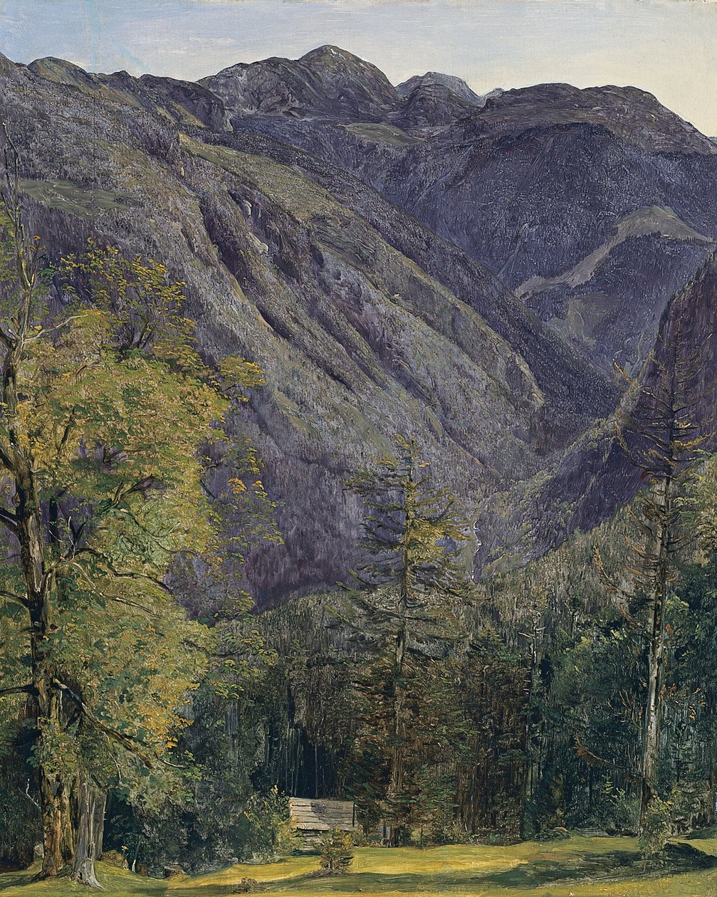 Schönberg widziany z Hoisenrad, 1833 autorstwa Ferdinand Georg Waldmuller