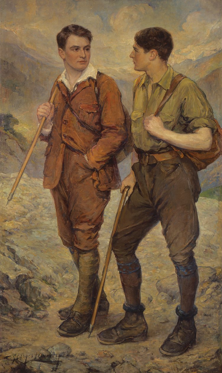 Góralski spacer autorstwa Ferdinand George Lemmers