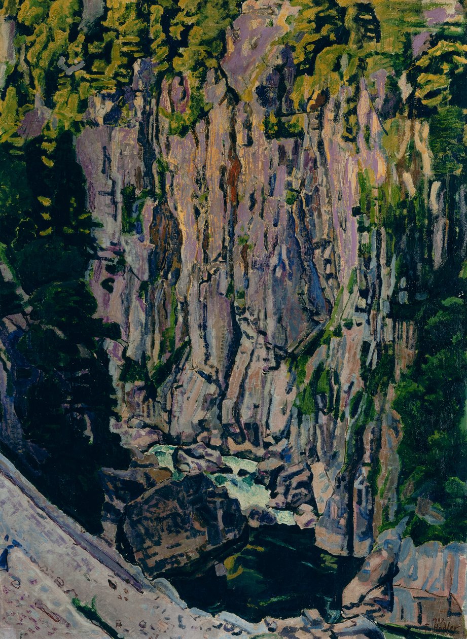 Wąwóz Aare autorstwa Ferdinand Hodler