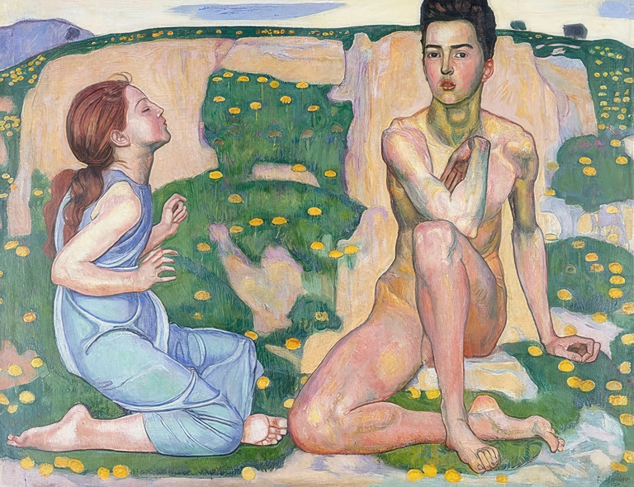Wiosna. 1901 autorstwa Ferdinand Hodler