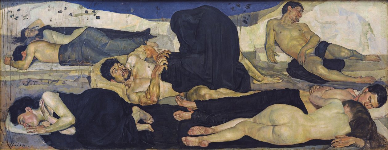 Noc autorstwa Ferdinand Hodler