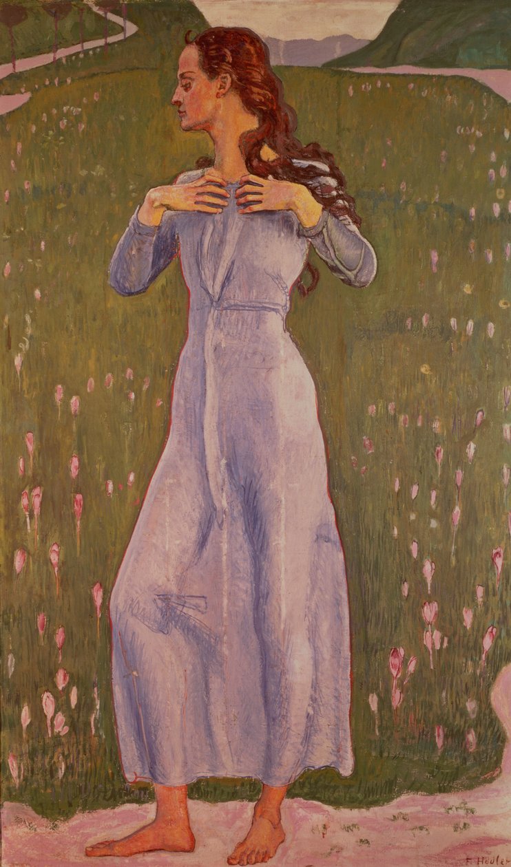 Emocje, 1900 autorstwa Ferdinand Hodler