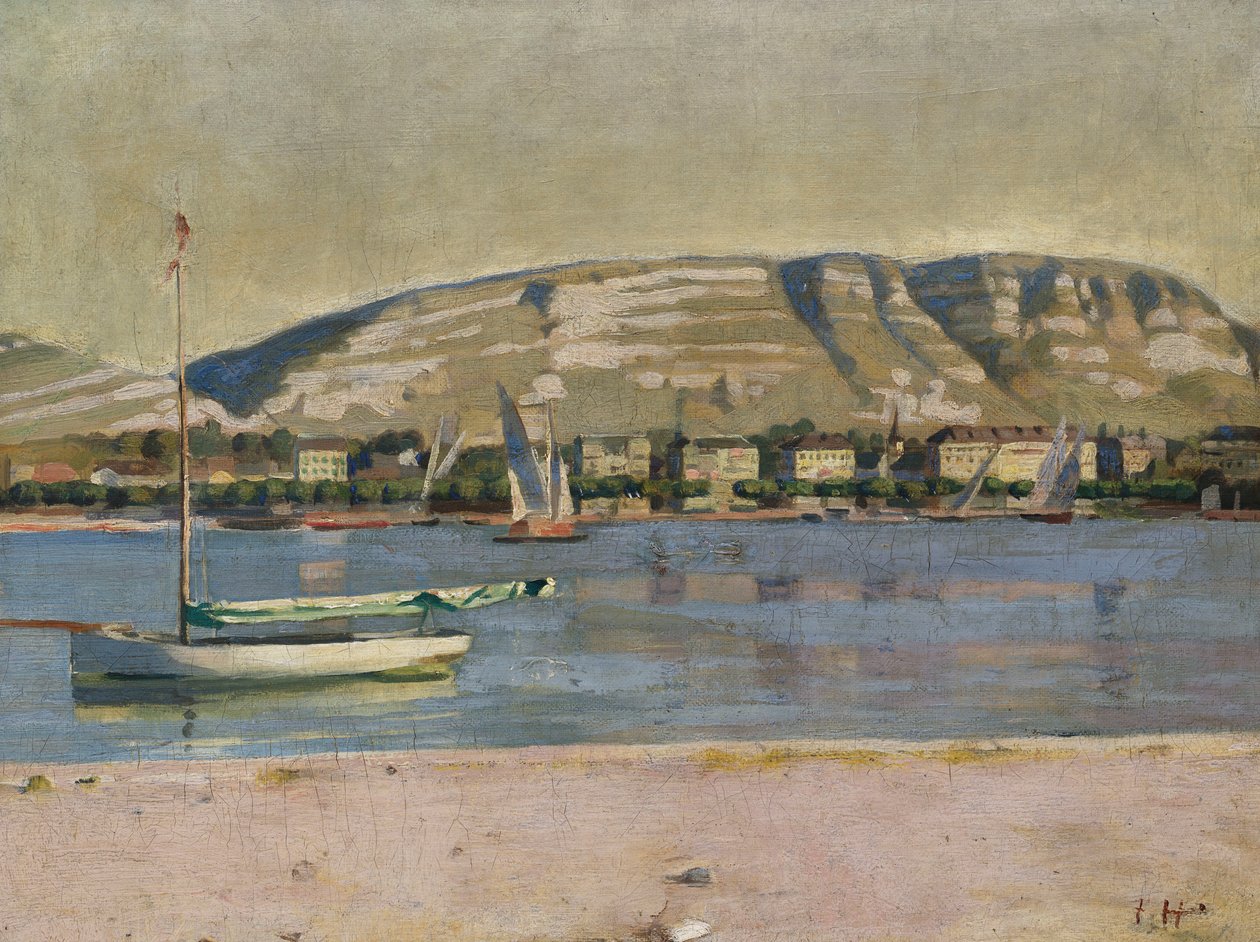 Port Genewski i Saleve autorstwa Ferdinand Hodler