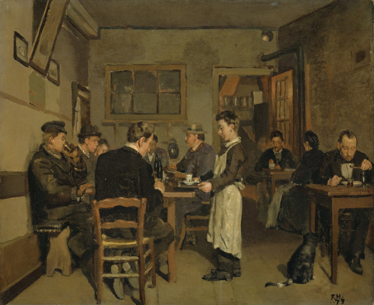 Pensjonat, 1879 autorstwa Ferdinand Hodler