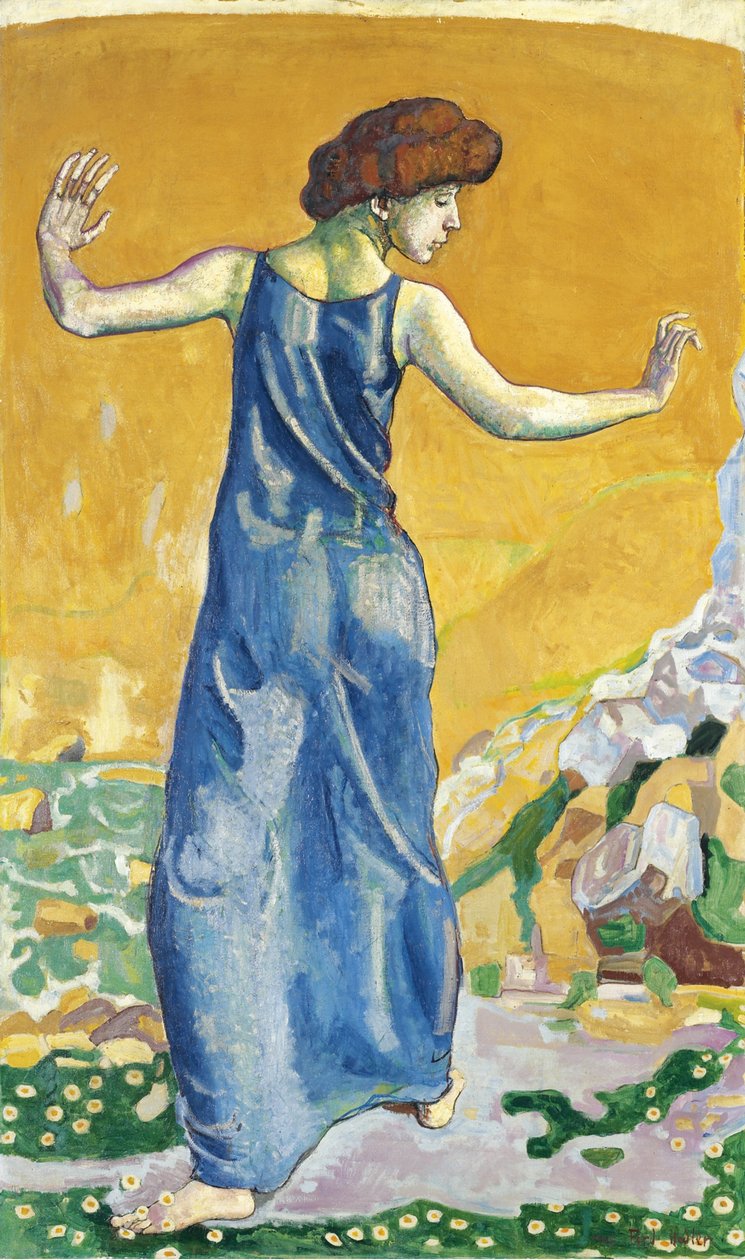 Radosna kobieta autorstwa Ferdinand Hodler