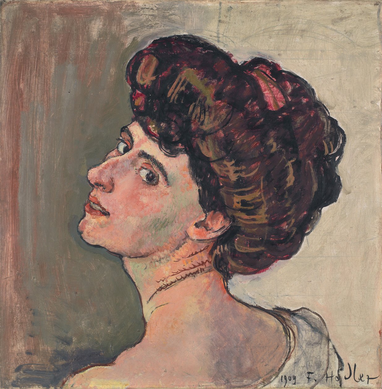Paryski. Portret walentynkowy Godé-Darel 1873-1915, 1909 autorstwa Ferdinand Hodler