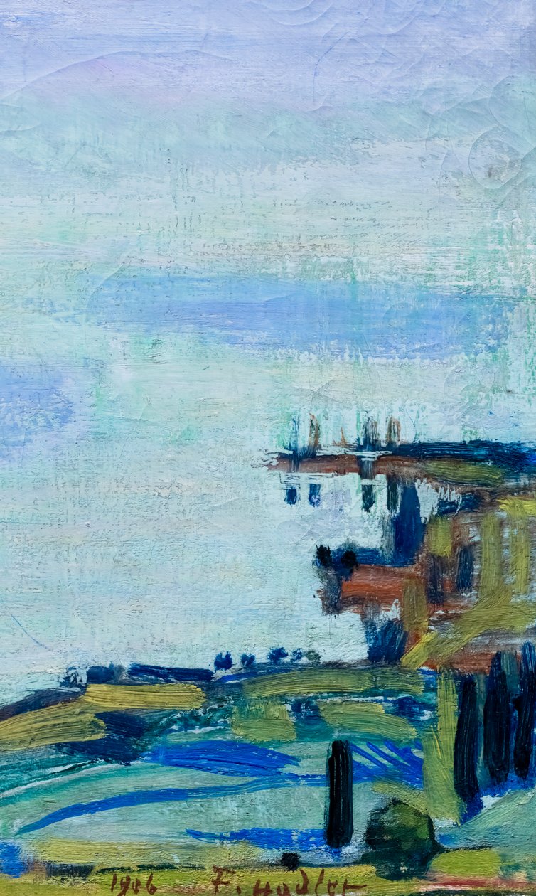 Jezioro Genewskie z Alpami Sabaudzkimi autorstwa Ferdinand Hodler