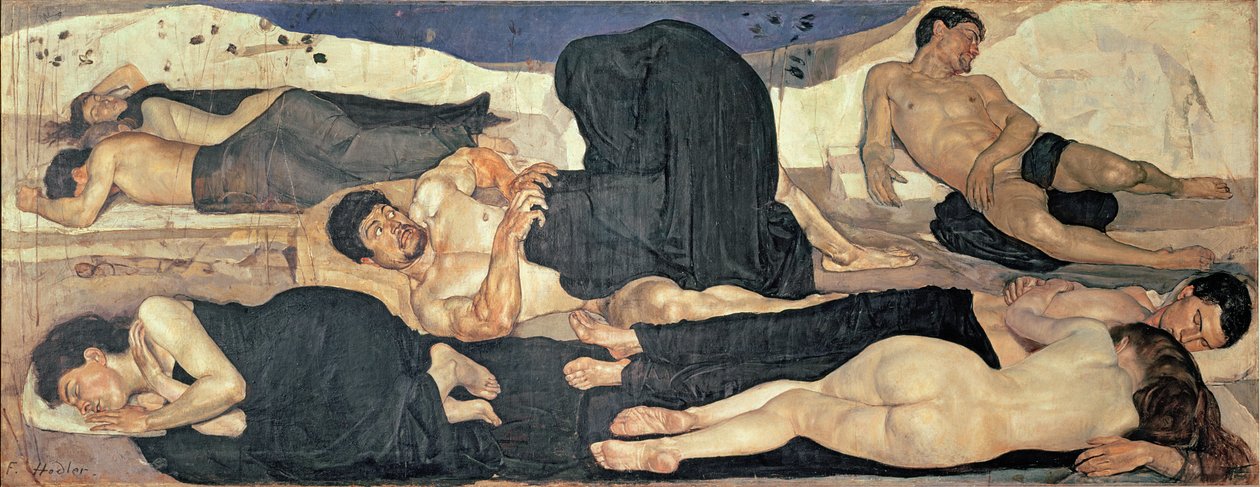 Noc, 1890 autorstwa Ferdinand Hodler