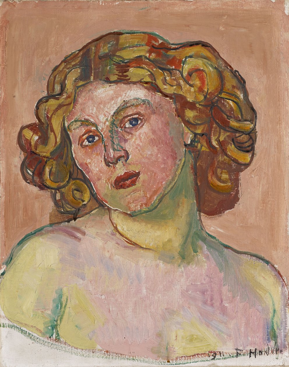 Portret Reginy Morgeron, 1911. autorstwa Ferdinand Hodler