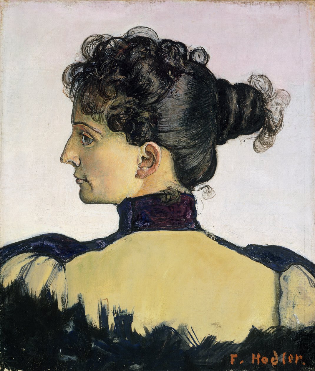 Portret Berthe Jacques autorstwa Ferdinand Hodler