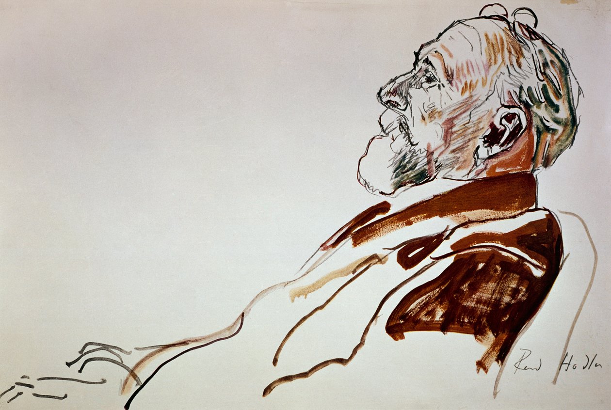 Portret Carla Spittelera autorstwa Ferdinand Hodler