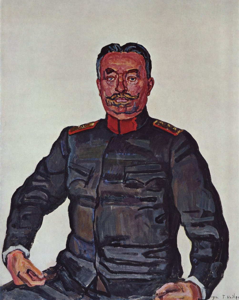 Portret generała Ulricha Wille .a autorstwa Ferdinand Hodler