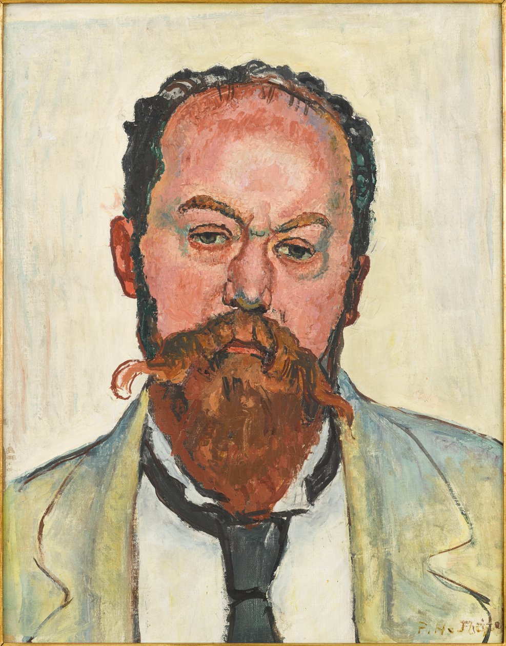 Portret Mathiasa Morhardta 1863-1939, 1913. autorstwa Ferdinand Hodler